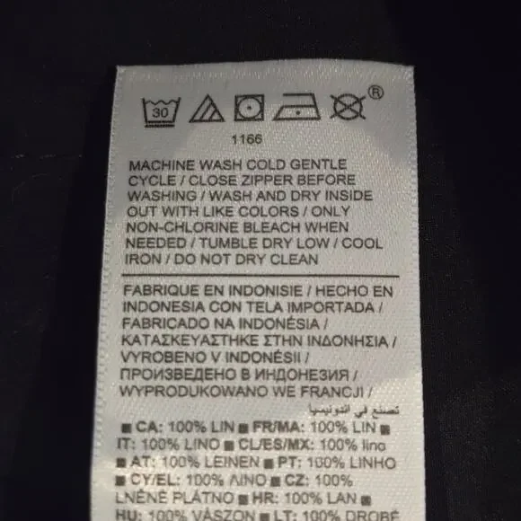 Athleta Retreat High Rise Linen Ankle Pant Black L Elastic Waist Pockets - Picture 10 of 11